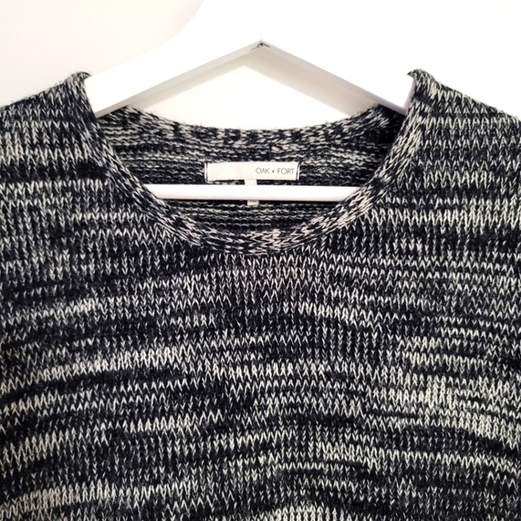 Oak + Fort Pullover Crew Neck Ribbed Knit Sweater Size XS - Picture 2 of 15